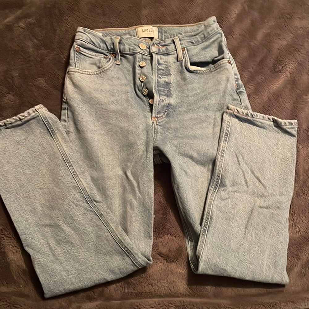 AGOLDE- Riley Straight Crop size 25